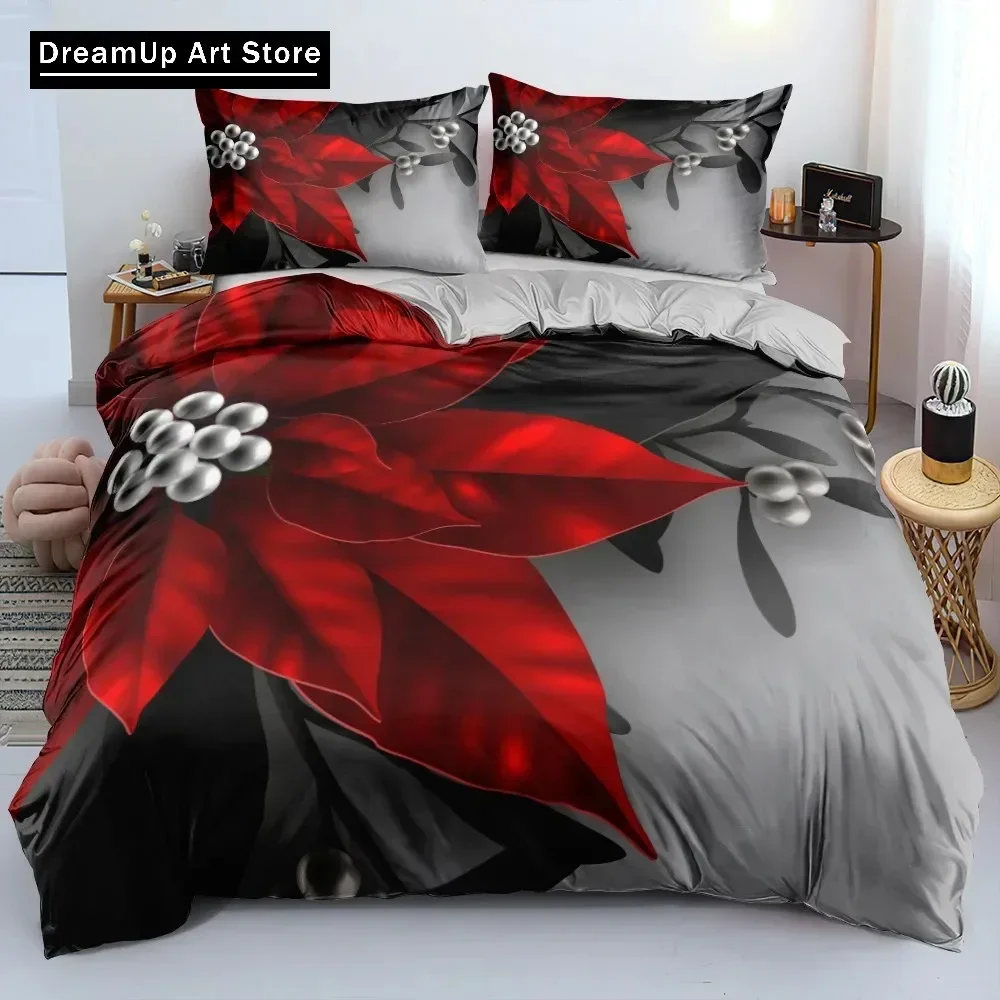 Christmas Tree Star Bedding Set Boys Girls Twin Queen Size Duvet Cover Pillowcase Bed Kids Adult Fashion Home Textileextile