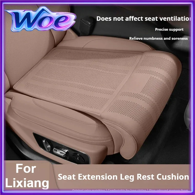 For Lixiang L6 L7 L8 L9 MEGA Car Seat Cushion for Li I6 I8 Car Extended Leg Rest Breathable Seat Cushion Support Pad