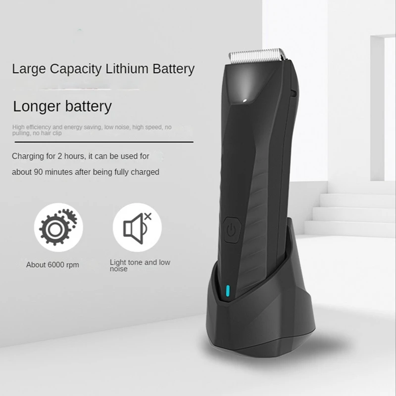 Aparador elétrico do cabelo para homens, Body Groomer, Barbeador De Barba, Clippers LED