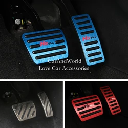 Aluminium Alloy Car AT Foot Rest Pedals Accelerator Gas Pedal Brake Cover Non-slip Protect Pads For MG HS MG6 2018-2022