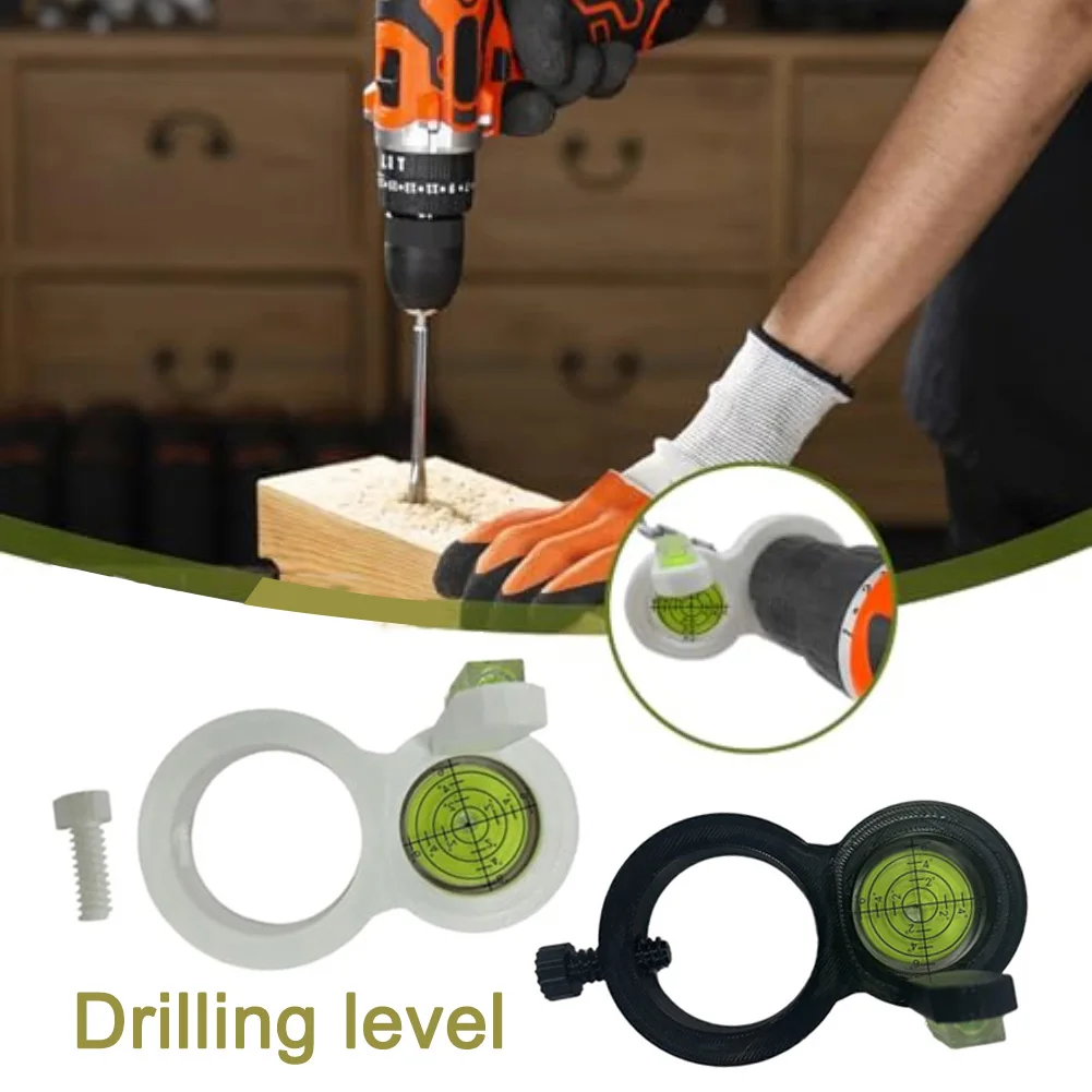 Drill Level for Accurate Hole Alignment with Secure Connection and Easy Angle Adjustments Suitable for Various Drilling Tasks