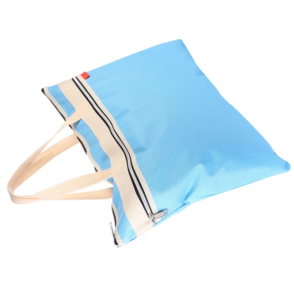 A3 아트 포트폴리오 가방 방수 재사용 가능한 접이식 보관 파우치 그림 용품 문서 운반용 지퍼 파일 가방 패브릭