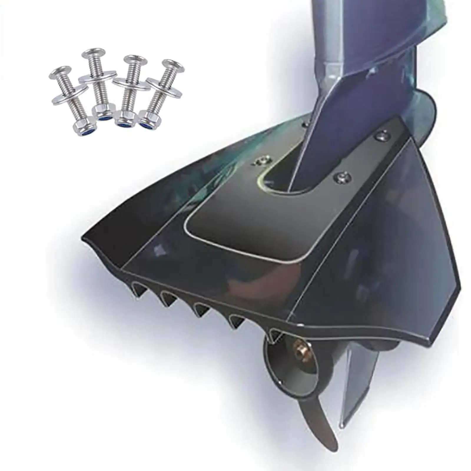 Hydrofoil Stabilizer Stern Drives Outboard 15 -300 HP Black for Boat