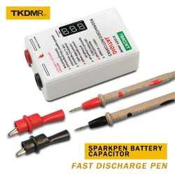 TKDMR Sparkpen Battery Capacitor Fast Discharge Pen - Discharger Protection Electrician Voltage Discharging Tool for Electronic