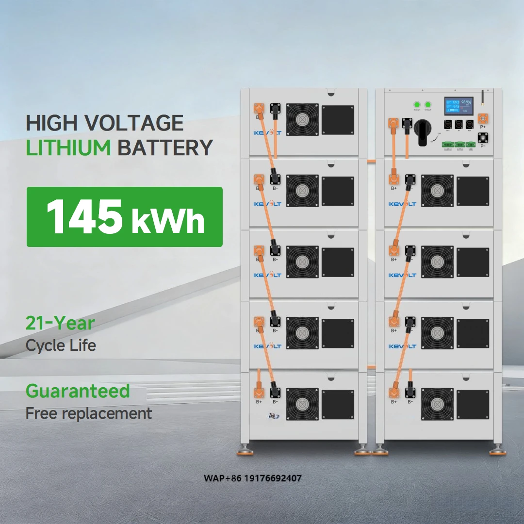 

KEVOLT Высоковольтная литиевая батарея LiFePO4 50 кВтч 100 кВтч 150 кВтч 200 кВтч Домашняя система хранения энергии