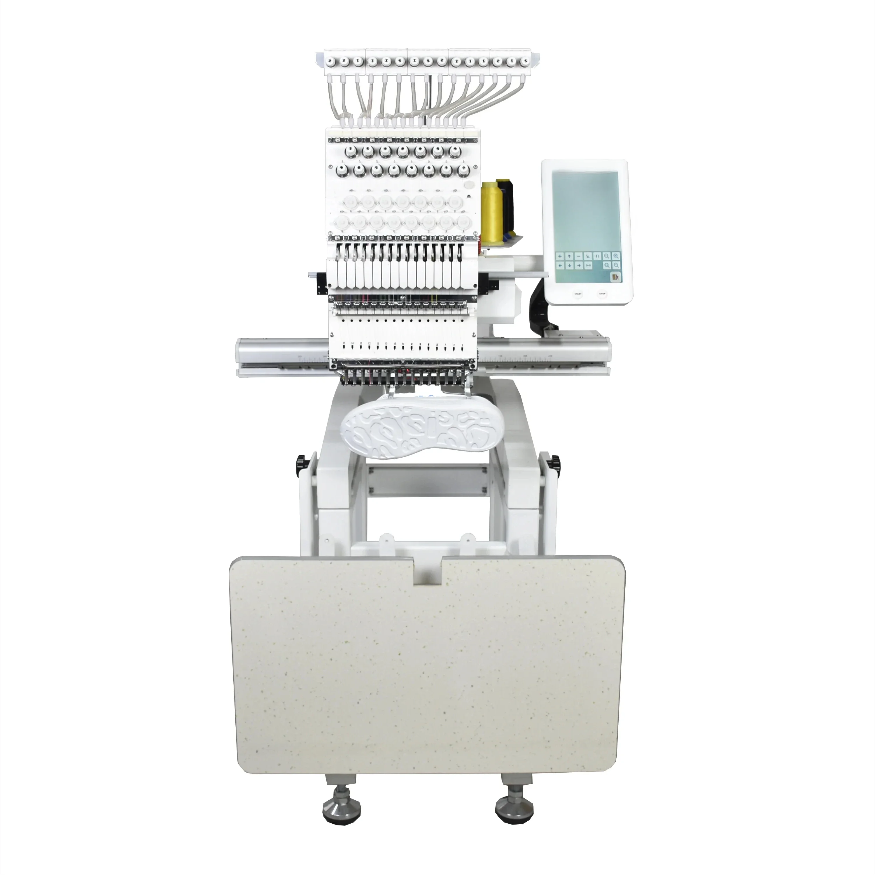 professional service mini 1501 single head embroidery machine 12 needle computerized embroidery machine