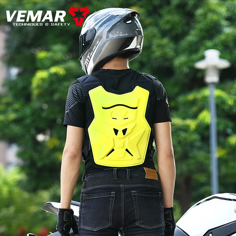 VEMAR Men Summer Riding Armor Anti-drop Anti-Fall Motocross Protective Gear Motorbike Chest Spine Protector Motorcycle Armor