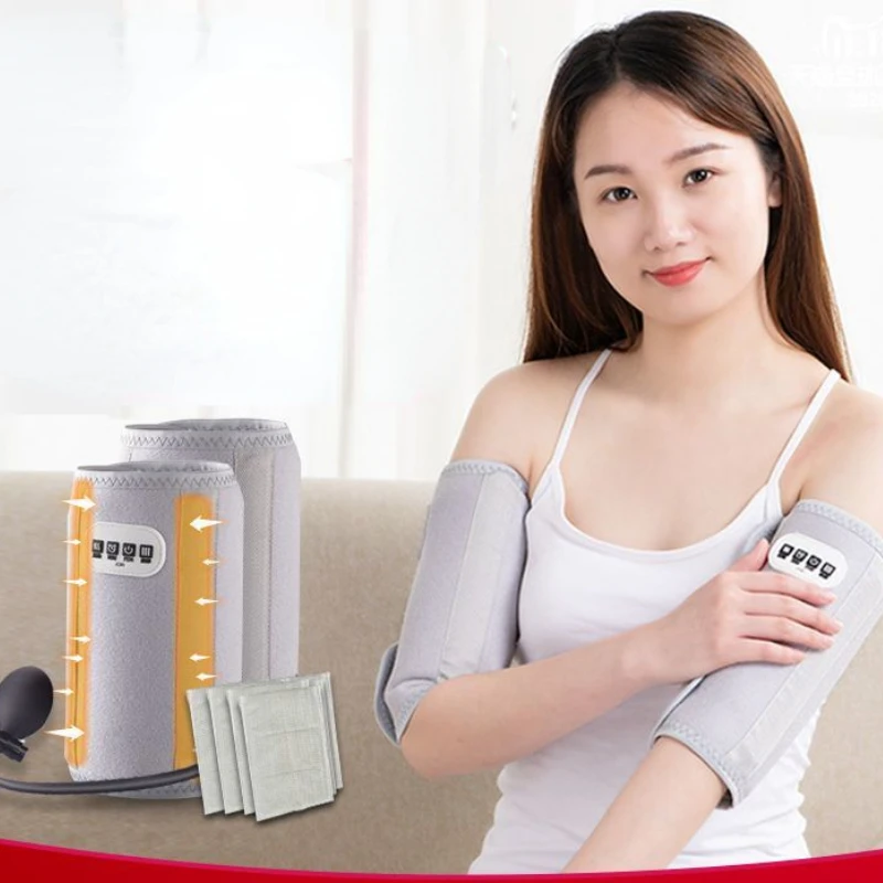 Intelligent arm massager, wrist artifact, slimming hand therapy, hot compress, elbow joint pain, kneading, heating device