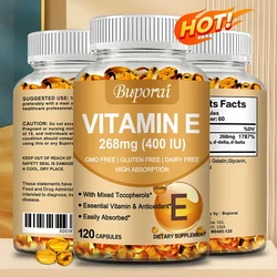 Vitamin E - Non-GMO, Provides Nutrition for Skin and Immune System, Fights Free Radicals, Antioxidant