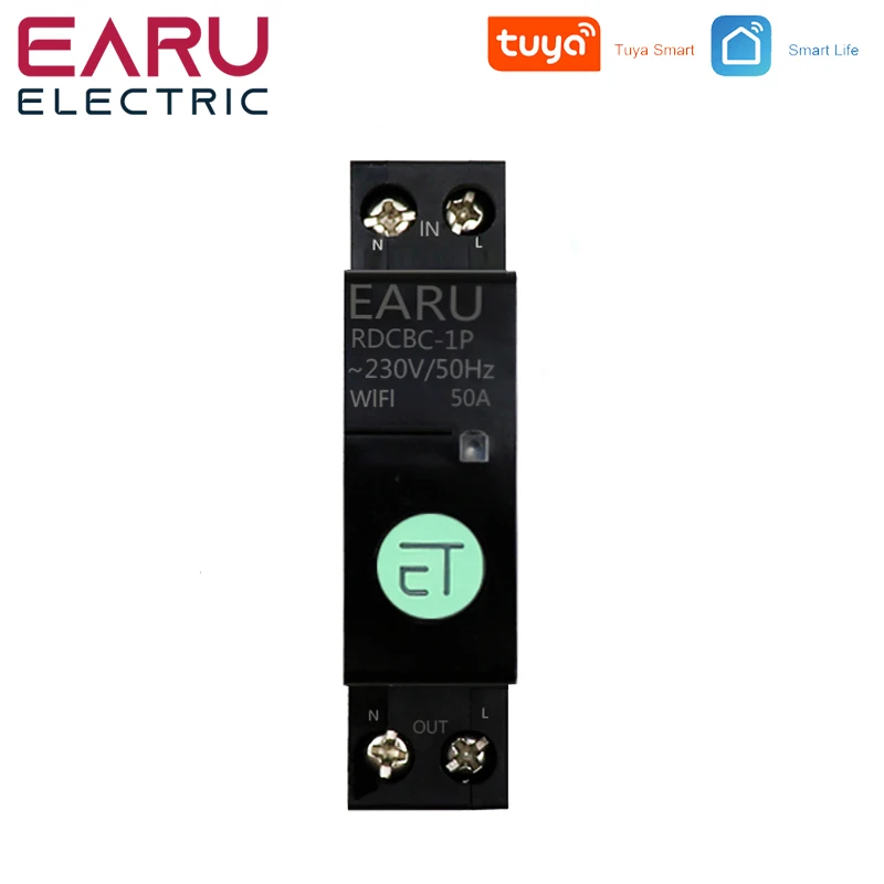 1P + N TUYA ZIGBEE WIFI Smart Circuit Breaker Switch Time Timer relรจ Switch Smart Home House telecomando vocale tramite Tuya APP