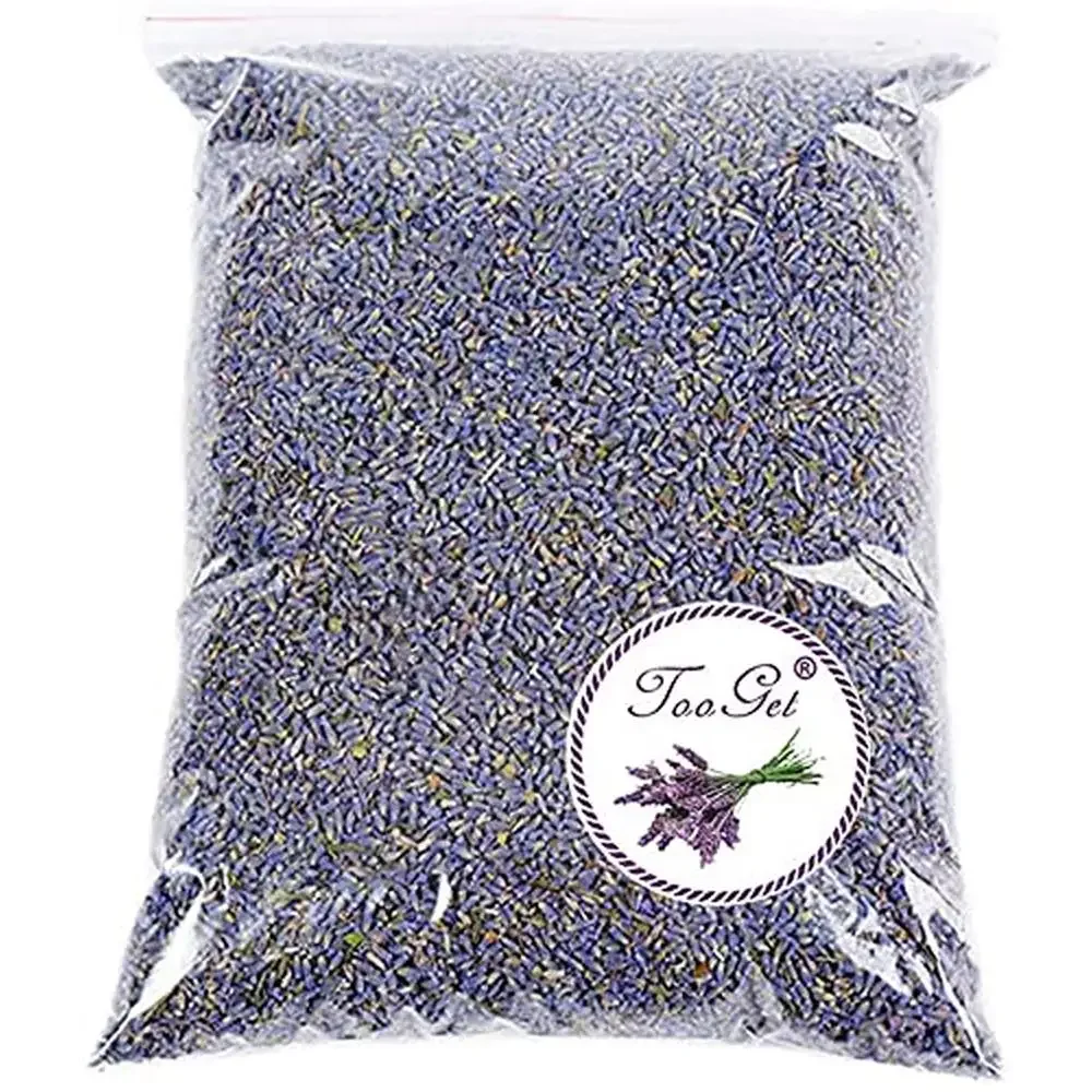 Natural Dried Lavender Buds Wholesale Ultra Blue Grade Wedding Party Crafts 5LB Fragrant Potpourri Sachets Herbal Bath Dream