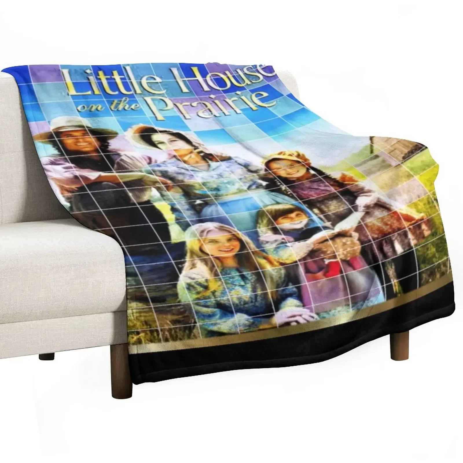 

little house on the prairie Throw Blanket Furrys Flannel Fabric Summer Beddings Fluffy Softs Blankets