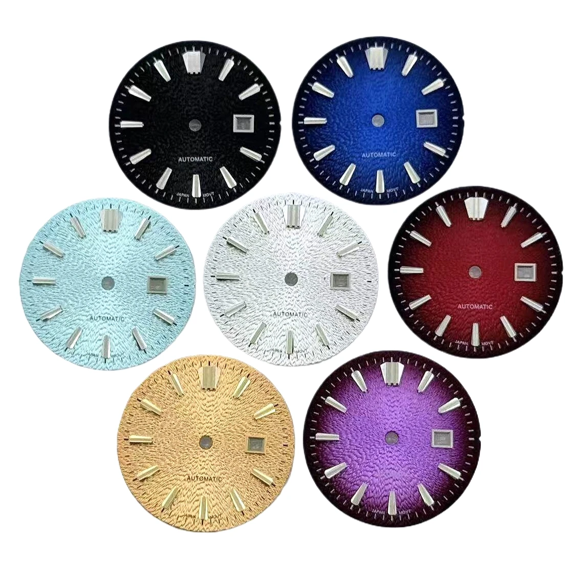 

NH05 24.5mm Watch Dial Fine lines Radial Texture Gradient For NH05 Automatic Movement Case Mod Parts