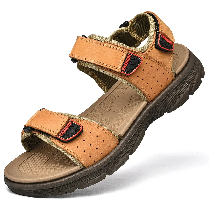 

New Fashion Summer Plus Size Authentic Casual Beach Men's Shoes High Quality Brand Sandals Men's Outdoor Walking Sandals Size 46