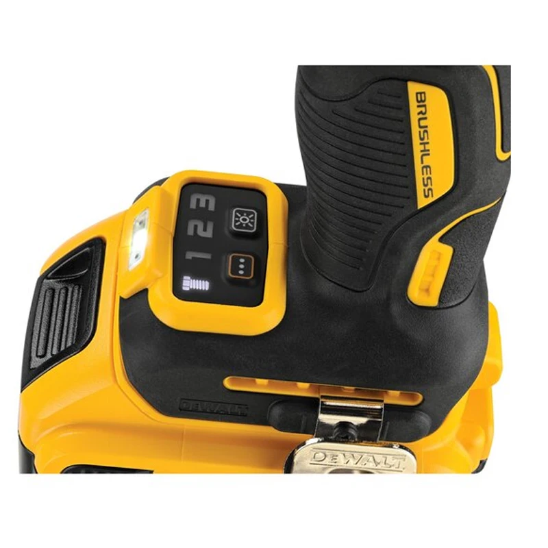 Dewalt-DCF892 브러시리스 전기 임팩트 렌치, 20V, 1/2 인치, 3 단 속도 토크 조정, LED 라이트, DCF894 업그레이드 버전