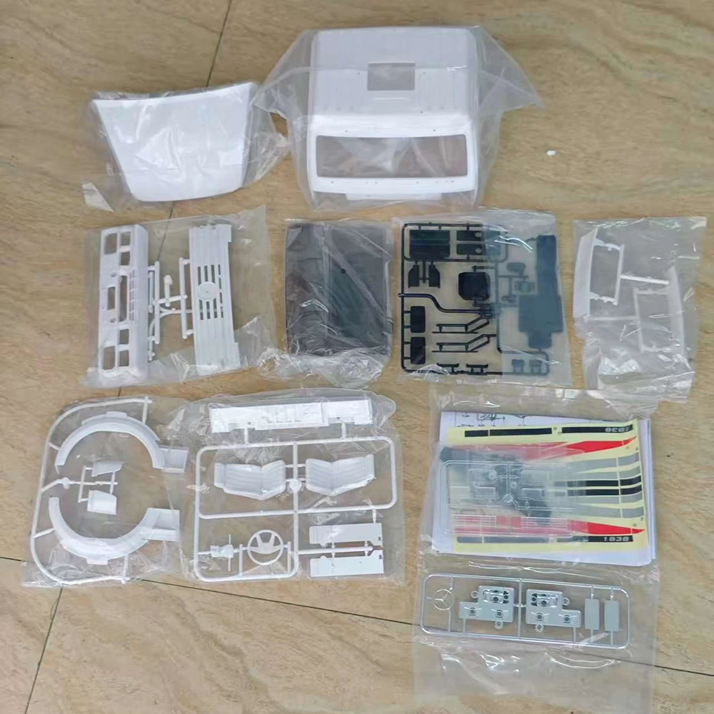 

Plastic simulated cockpit body shell accessories for 1/14 Tamiya RC Truck Mercedes-Benz Actros 3363 1851 AROCS 3348 Car Parts