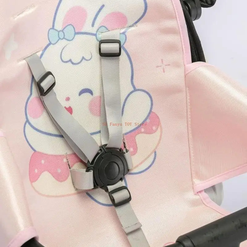 

96GC Universal Baby Strollers Liner Breatahble Ice Silk Cooling Pad Cushion
