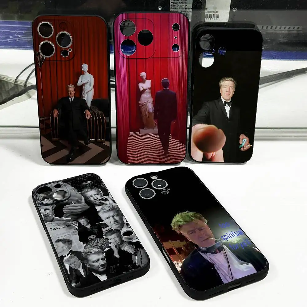 

D-David L-Lynch Phone Case For iPhone 14,16,12,13,15,11,17,Pro,Max,Plus,E,Air,Mini Soft Cover
