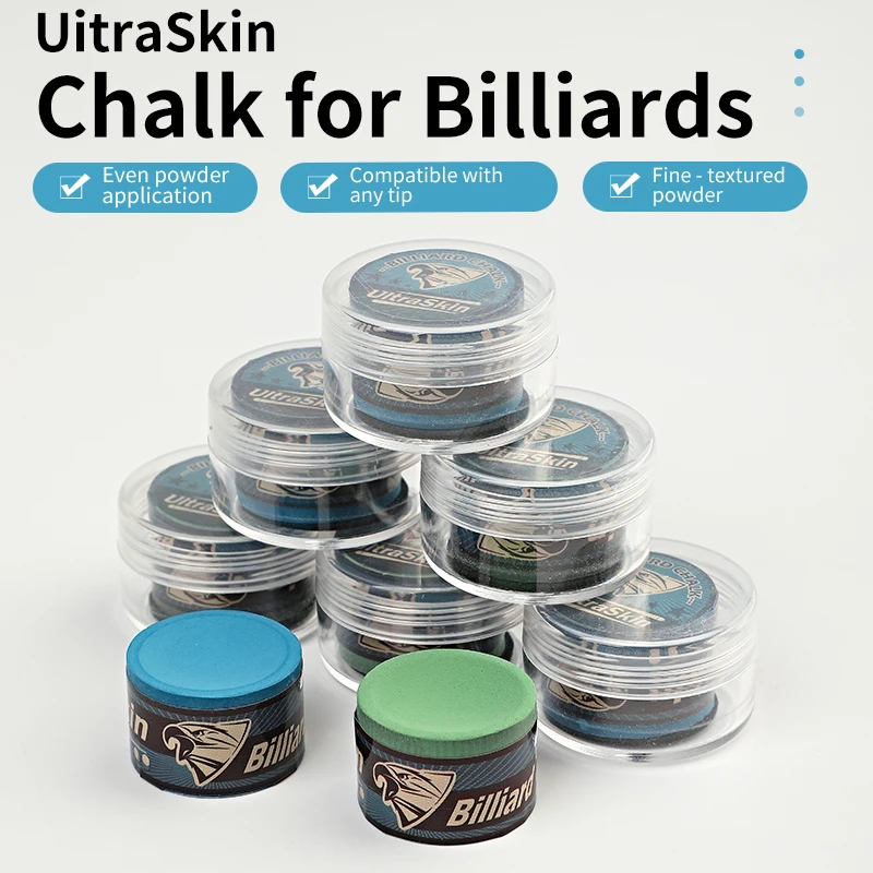 1 قطعة الطباشير البلياردو أسطواني ، عصا البلياردو الطباشير ، طاولة السنوكر