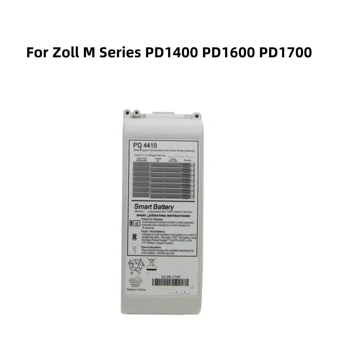 PD4410 10.8V 2500mAh Replacement Defibrillator Battery For Zoll M Series PD1400 PD1600 PD1700 PD2000 8000-0299-01 8000-0299-10