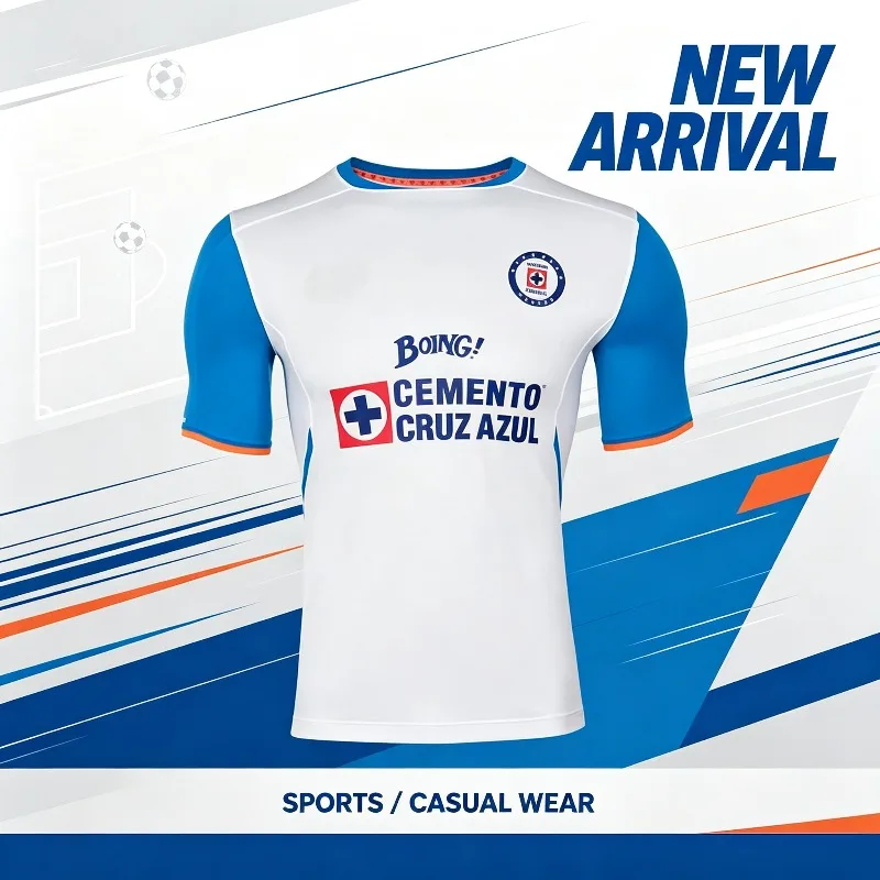 2015-16 Cruz Azul Retro Soccer Jersey Mexico La Máquina Vintage Football Shirt Adult Kids Latin America Fan Short Sleeve Uniform