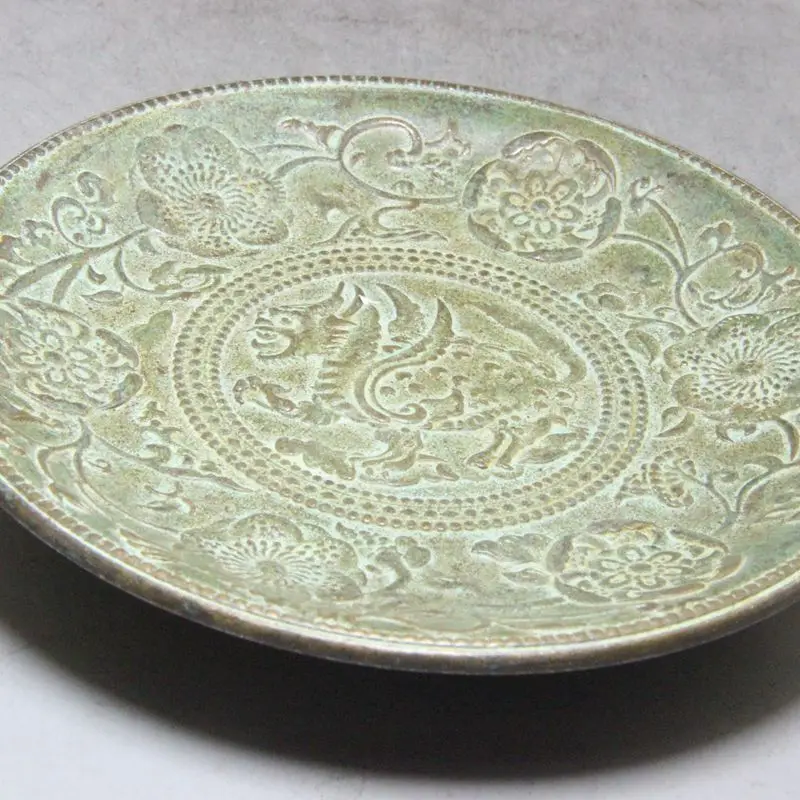 

Direct sales of miscellaneous brass handicrafts wrapped in paste, vintage and items, making old Kirin copper plates