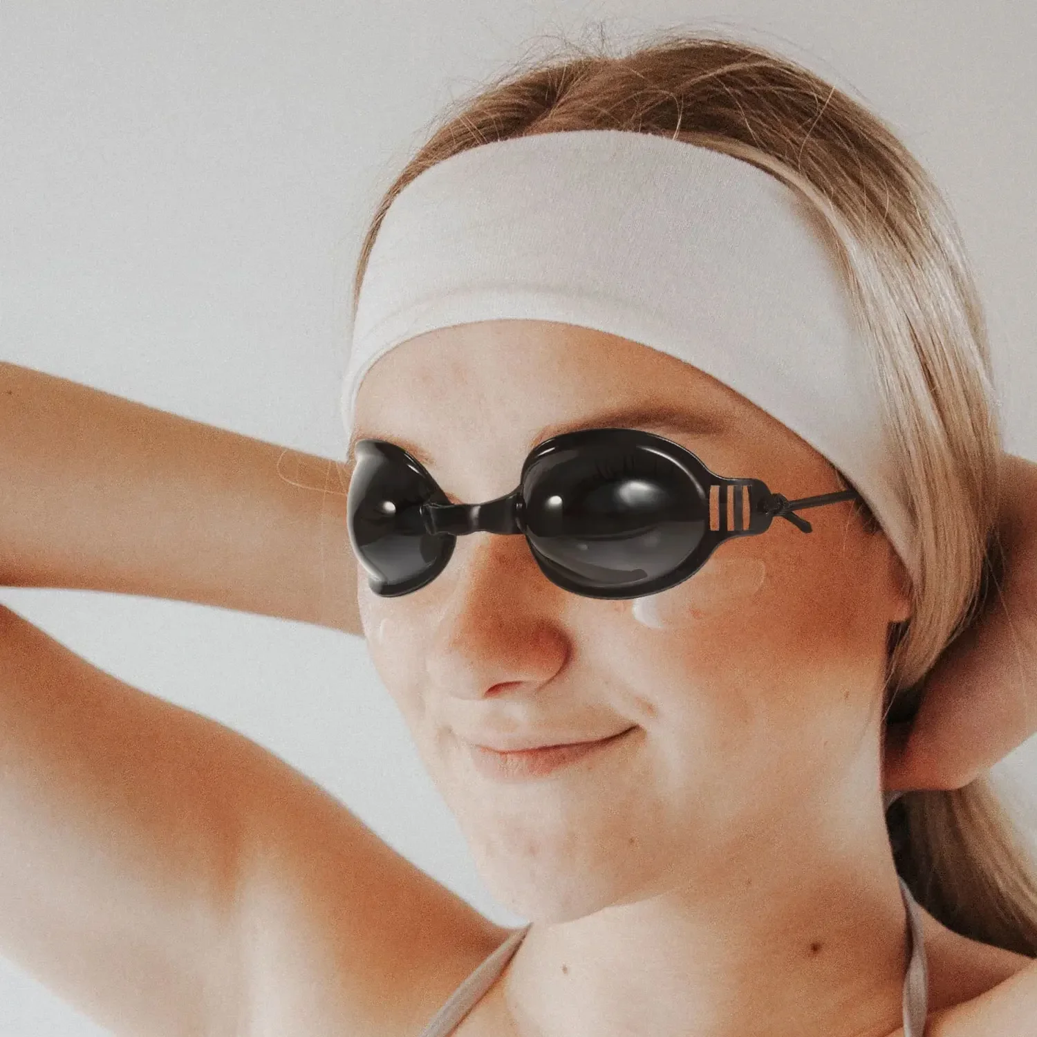 

Shading Safety Eyepatch Black Glasses Full Protection Laser Light Soft Silicone Goggles IPL Beauty Tattoo Photon Clinic Patient