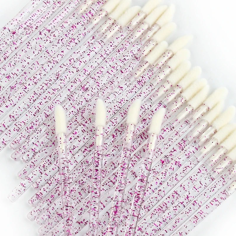 5/50 Pcs Disposable Lip Brush Makeup Brushes Lipstick Applicator Wands Eyelashes Extension Tool Beauty Accessories