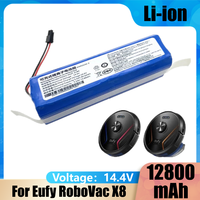 Hot Sale14.4V12800mAh Upgrade Battery for Eufy RoboVac X8 Series Robot Vacuum fits Part Eufy PA61 RoboVac T226X Replacement