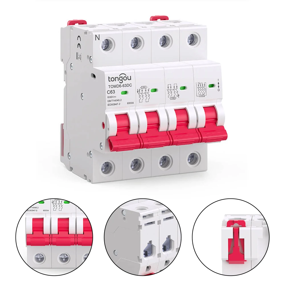 

4 Pole DC Disconnect Switch for Solar Applications Ensures Safety with Short Circuit Protection and Easy Operation
