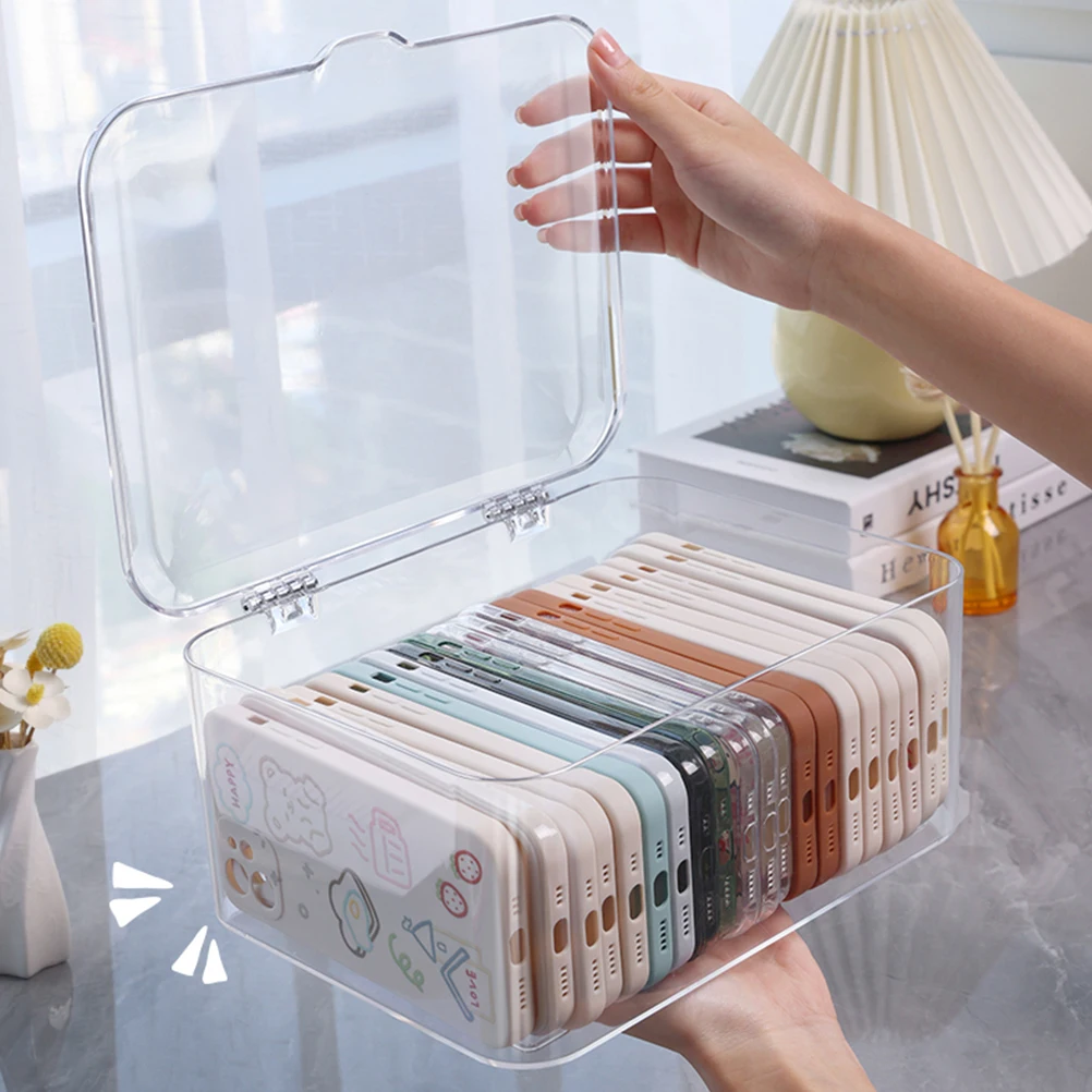 

Storage Box Desktop Organizer For School Office Home Multi-Functional Plastic Sundries Container Large Capacity