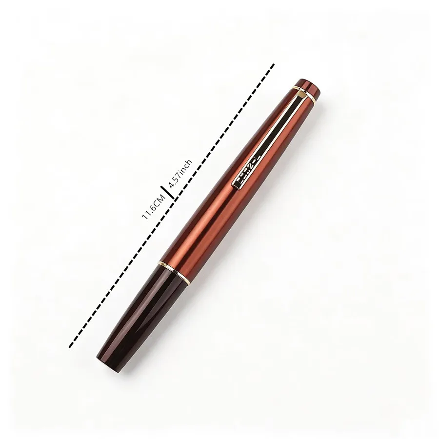 Jinhao 59 Fountain Pen Retro Metal Fountain Pen Fine Nib Smooth Writing Pen Business Birthday Gift for Men Women