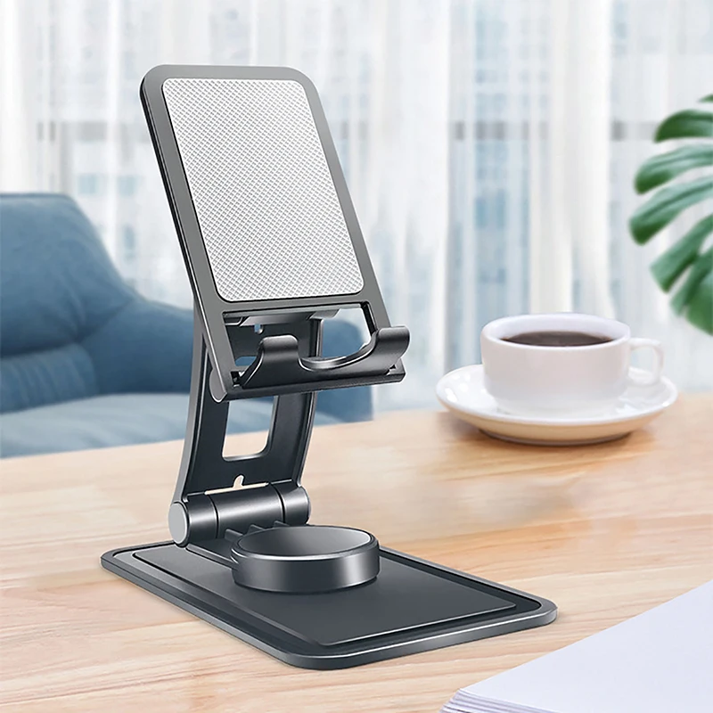 

360° Rotating Tablet Mobile Phone Stand Desk Holder Portable Folding Desk Bracket Cellphone Stand Lazy Mobile Phone Holder Stand