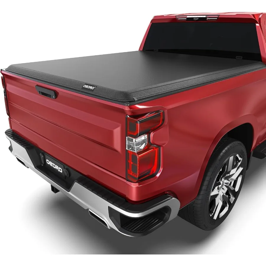 

Мягкий складной чехол для грузовой кровати Tonneau 20202025 Chevy Silverado и GMC Sierra 2500 3500 HD Fleetside 6,9 футов Bed Weather Re