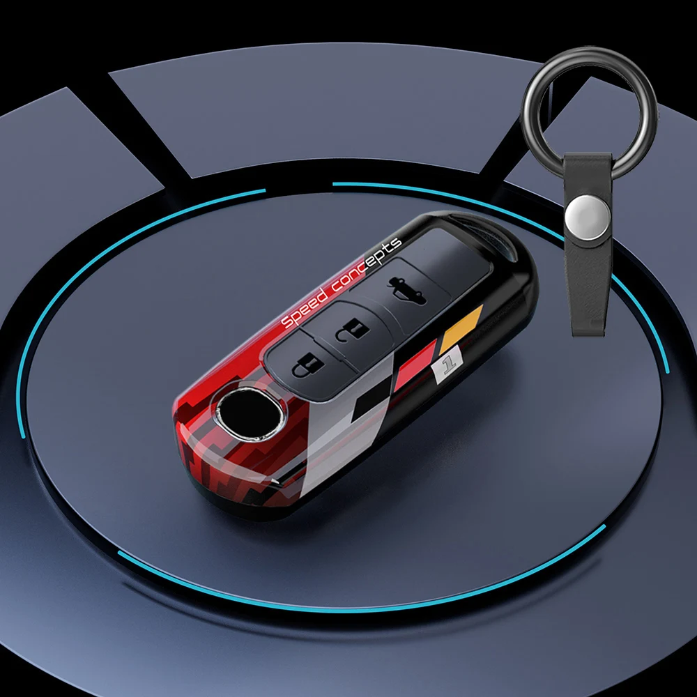 Neues auto fernbedienung schlüssel fall abdeckung shell fob für mazda 2 3 6 atenza axela demio CX-5 cx5 CX-3 cx3 cx7 CX-7 CX-9 cx9 mx5 zubehör – Detail 6