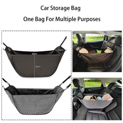 Car Rear Seat Large Capacity Storage Bag Storage Bag Car Rear Seat Middle Back Hanging Bag Automotive Interior