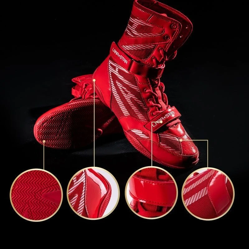 2026 High Quality Gym Training Shoes Men Wearable Rubber Sole Boxing Sports Shoe For Man Anti-Slippery Mens Wrestling Sneakers