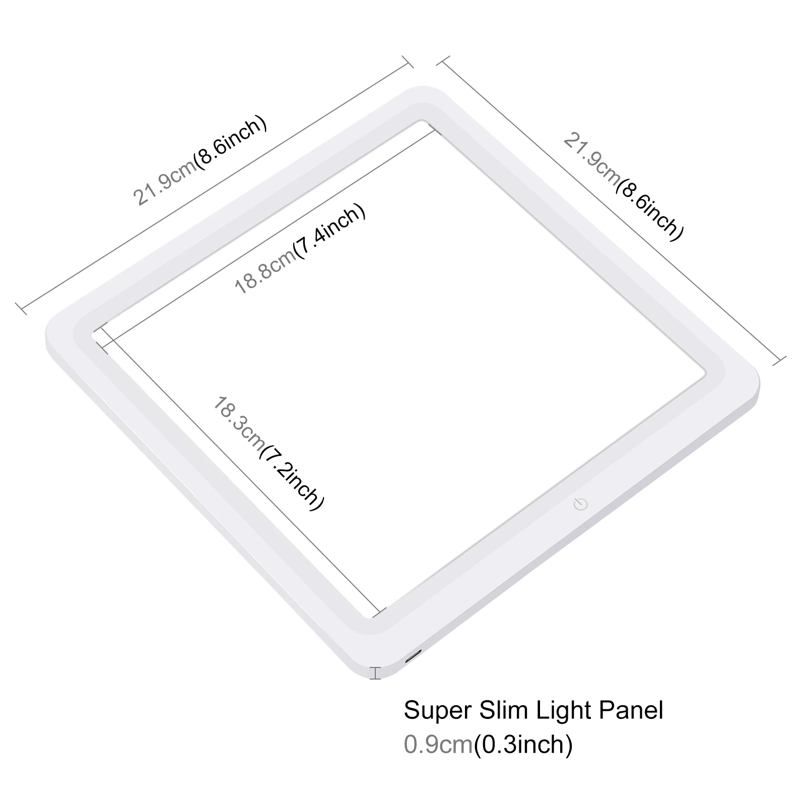 PULUZ Mini LED Photography Shadowless Bottom Light Lamp Panel Pad +2LED Panels 20CM lightbox Photo Studio Shooting Tent Box