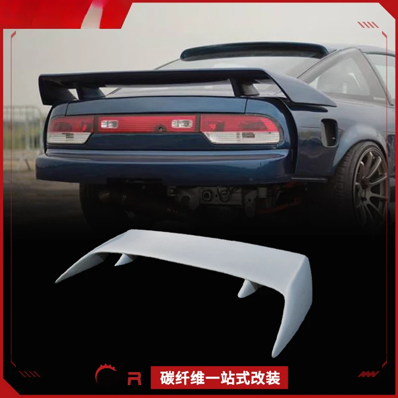 

SAAR для Nissan Silvia S13/S14 326Pow, спойлер из углеродного волокна - задняя часть модификации фиксированного крыла