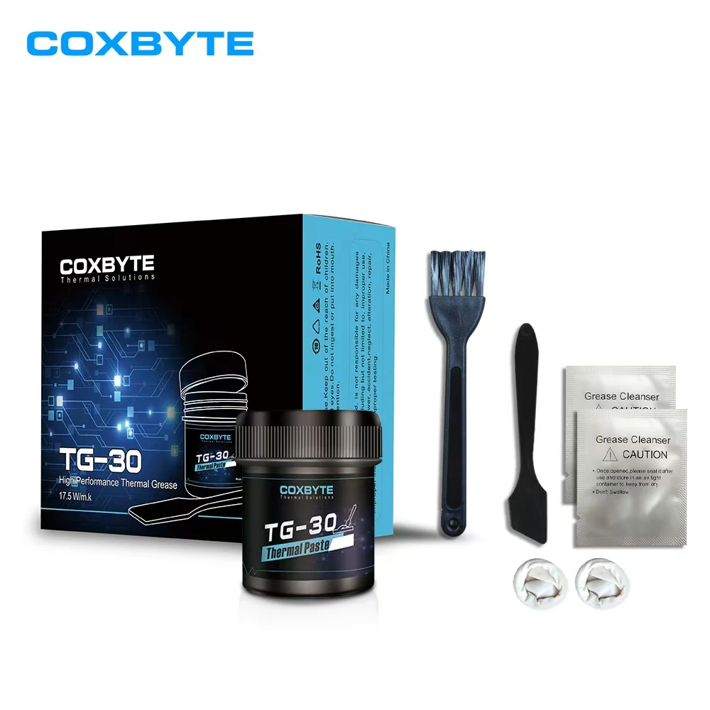 Coxbyte TG-30 20g Thermal Grease Processor Thermal Compound Paste CPU GPU Cooler Cooling Fan Fluid Conductive Heatsink Plaster