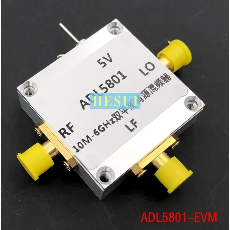 ADL5801 Module, Active RF Mixer module, activemixer, high linearity, doubly balanced, 10MHz - 6 GHz, up and down mixing without