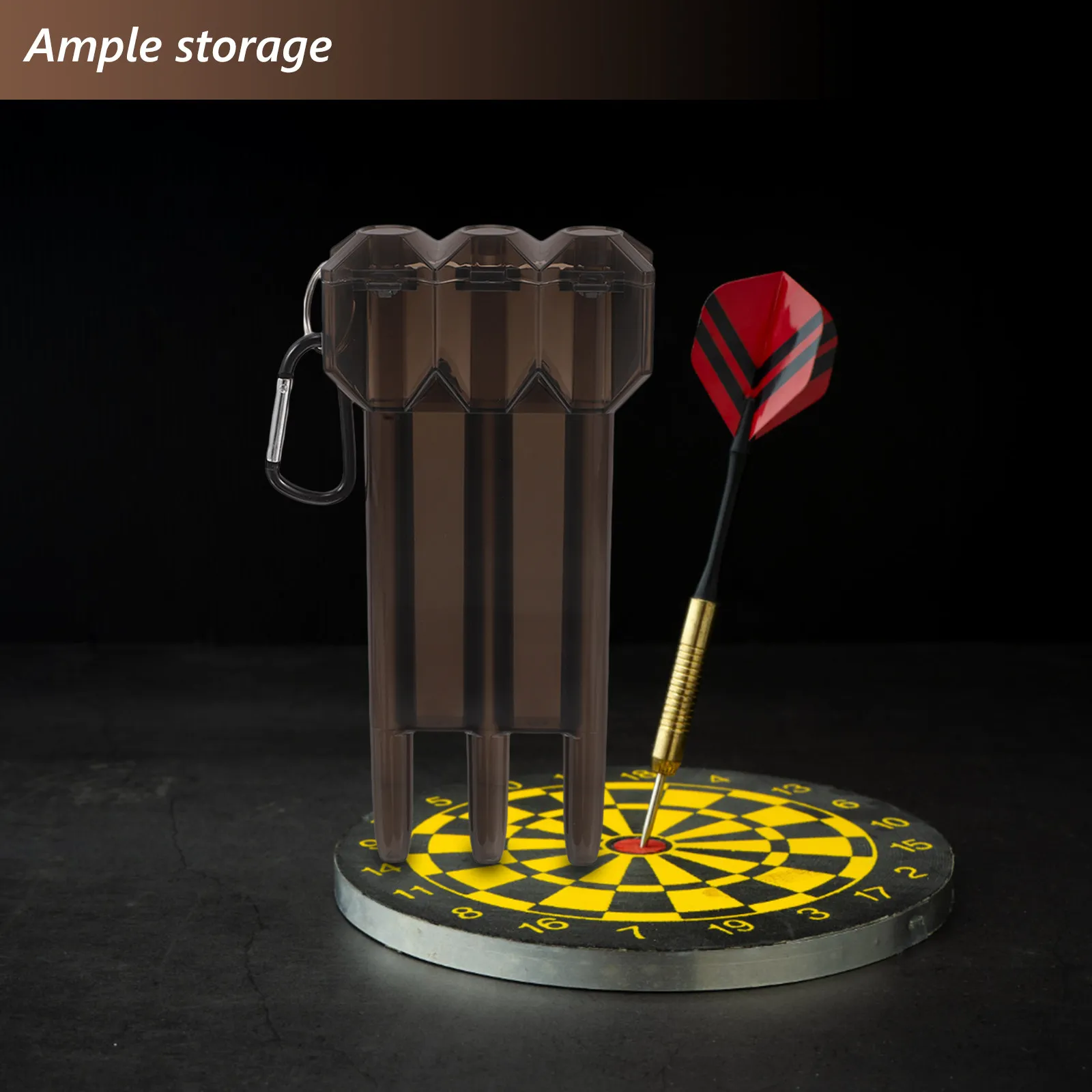 

Flights Storage Box Portable Flights Case With Lock Buckle Nylon Flights Carrying Case For Steel Tips Soft Tip Flights Shafts