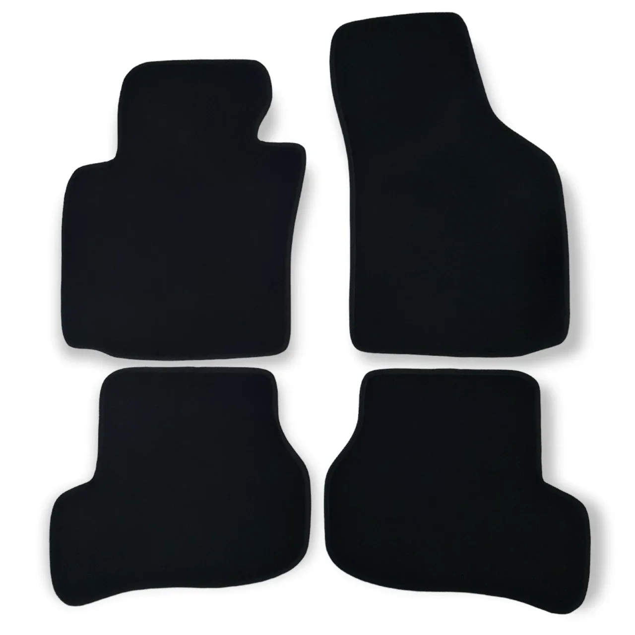 

Оригинальные автомобильные коврики для VW Golf Mk6 2003-2012 велюровые водонепроницаемые черные ковровые коврики авто вкладыши