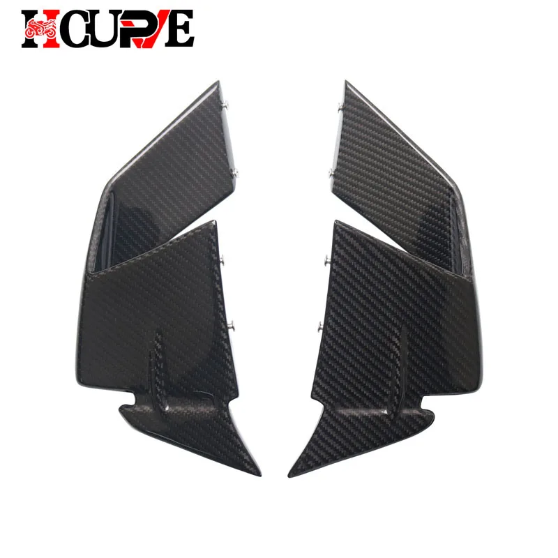 Motorcycle Carbon Fiber Aerodynamic Wing Kit Fixed Winglet Fairing Wing For S1000RR S1000 RR 2019 2020 2021 2022