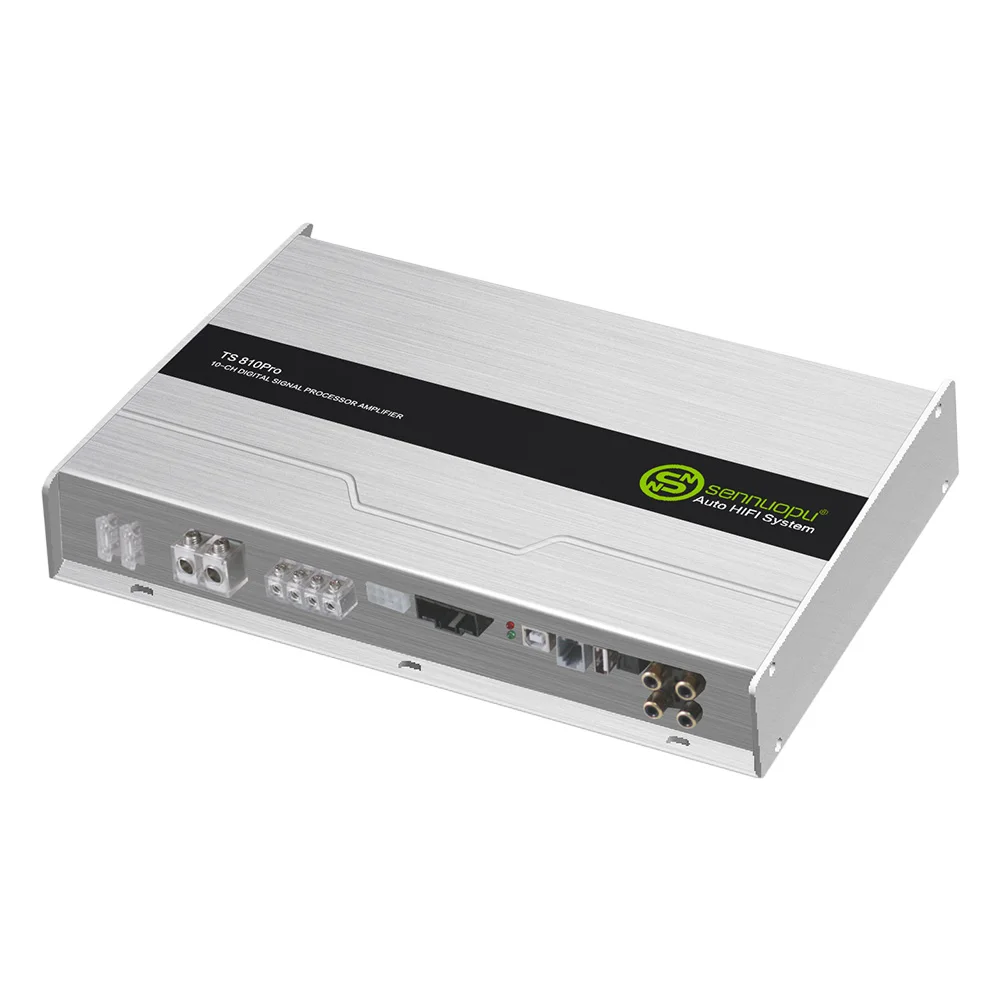 

Sennuopu TS810 Pro New Arrival 8 Channels Amplifier Class D high quality car dsp with DSP amplifier