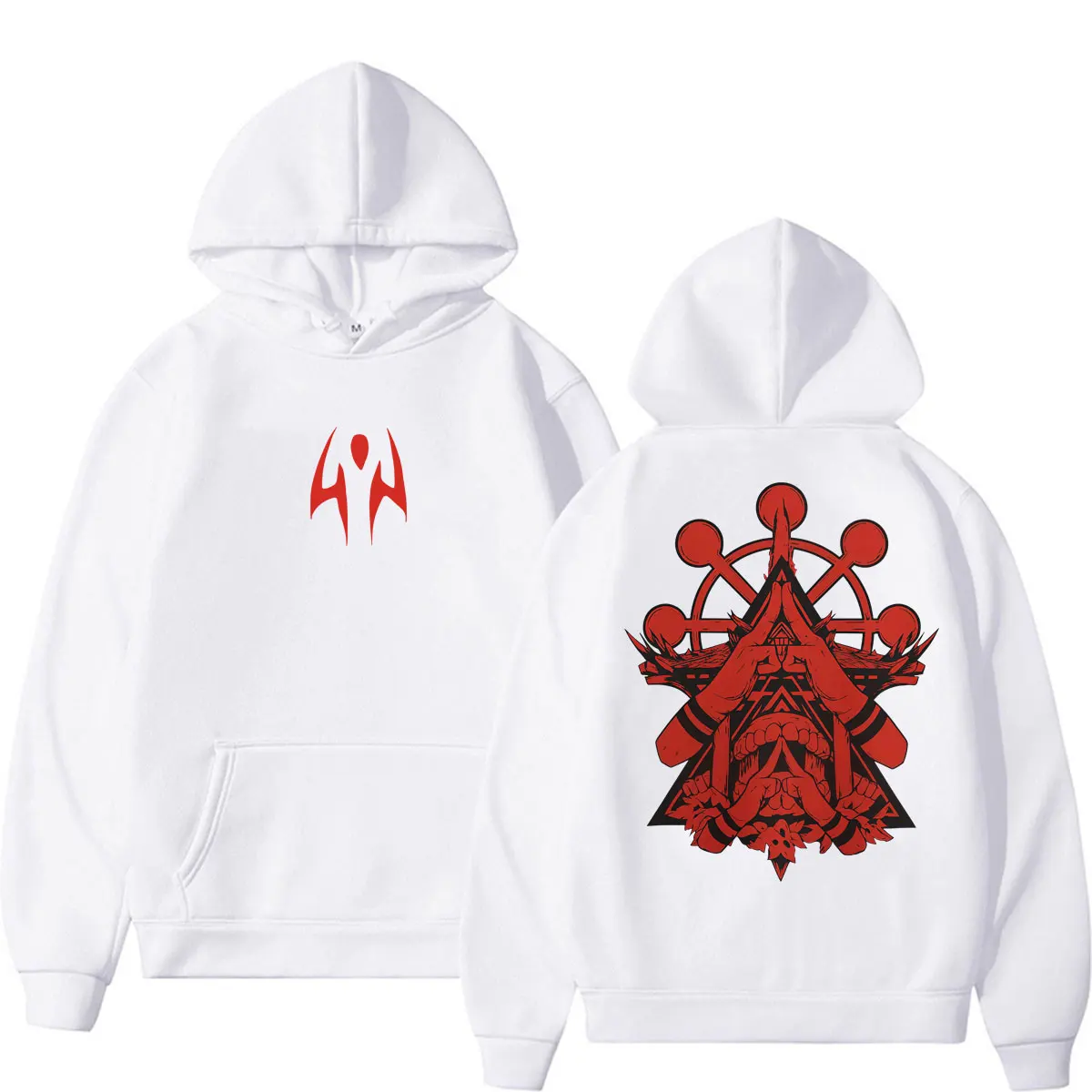 Japan Anime Jujutsu Kaisen Ryomen Sukuna Hoodies Men Women Harajuku Vintage Long Sleeve Fleece Oversized Tracksuit Streetwear
