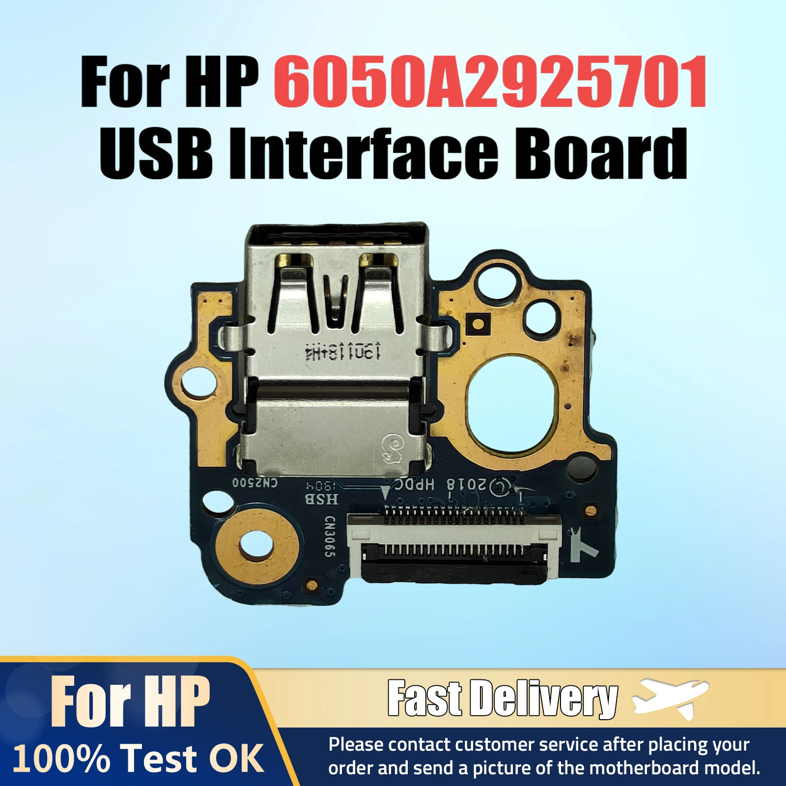 Оригинальная USB-интерфейсная плата для ноутбука HP EliteBook 745 G5 840 G5, USB-плата 6050A 2925701   L14380-001