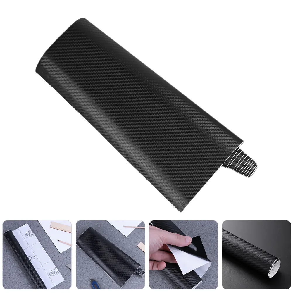

Carbon Fiber Vinyl Wrap Film Roll for Car Auto Decoration Interior Exterior Smooth Surfaces Crack Resistant Fade Proof Peel