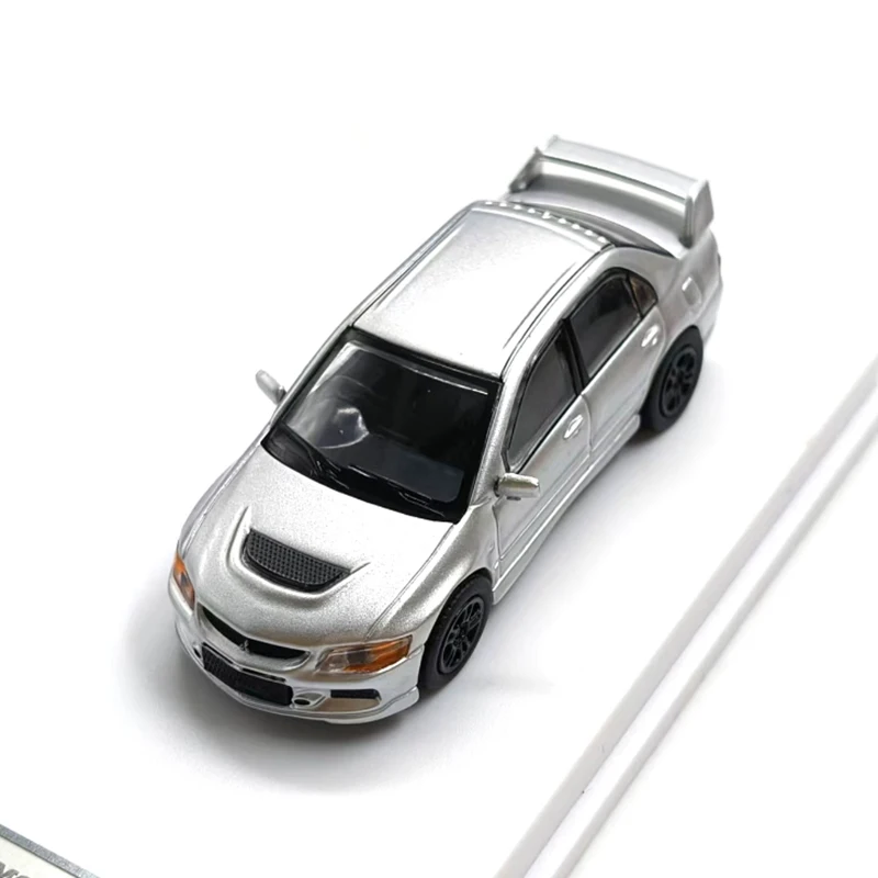 

LMLF масштаб 1:64 Lancer's EVO 9-го поколения, имитация сплава, модель автомобиля, статическая коллекция, украшенные праздничные игрушки, сувенирный подарок