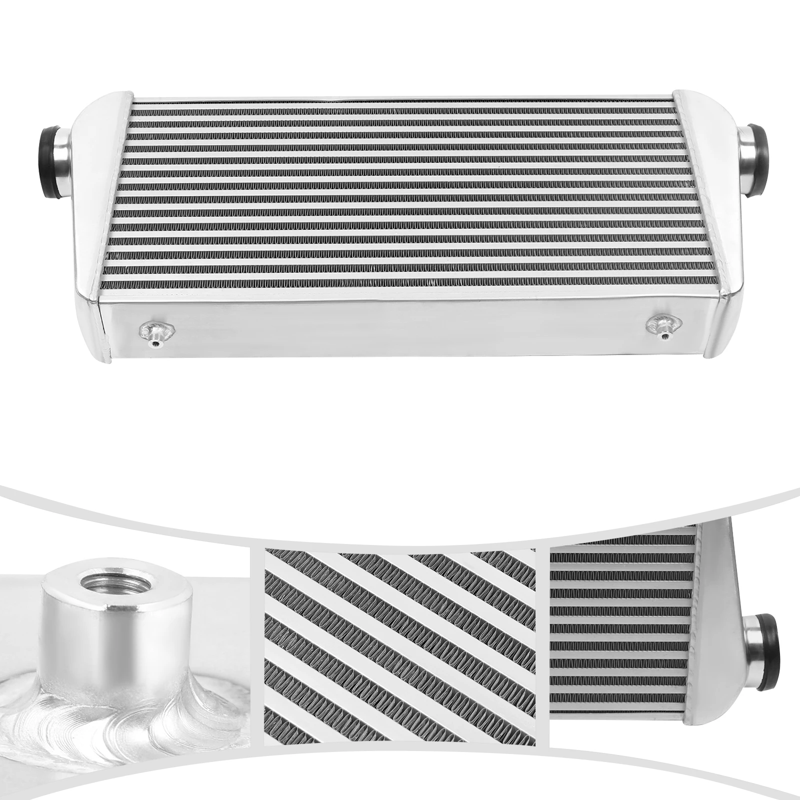 4" 1000HP 31x12x4 pulgadas de aluminio I/O FMIC de montaje frontal Intercooler Core